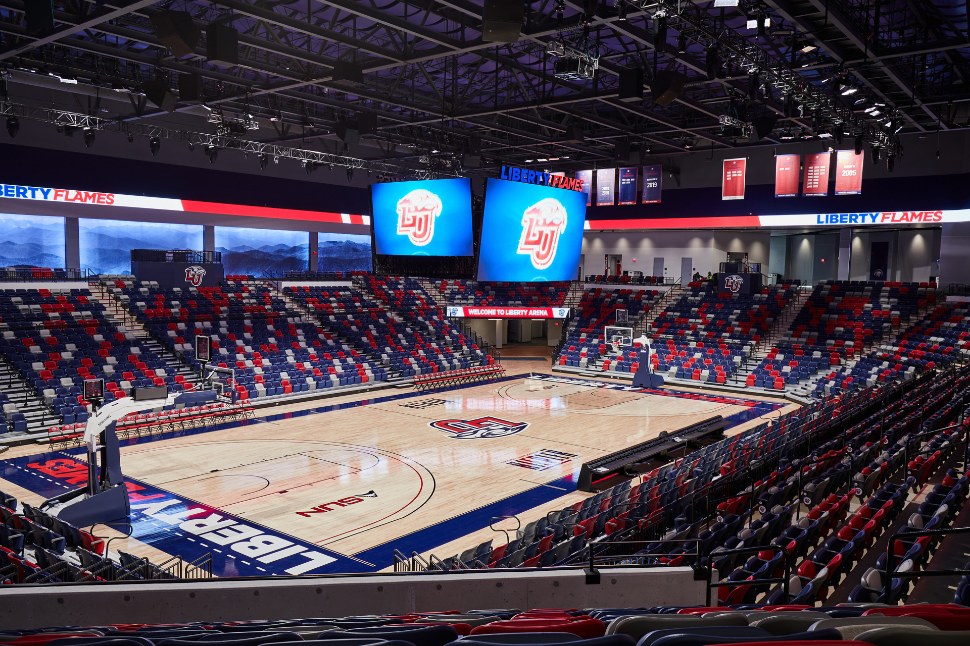 Interior photos of the newly completed Liberty Arena are taken on November 24th, 2020 (Photograph by Ross Kohl)